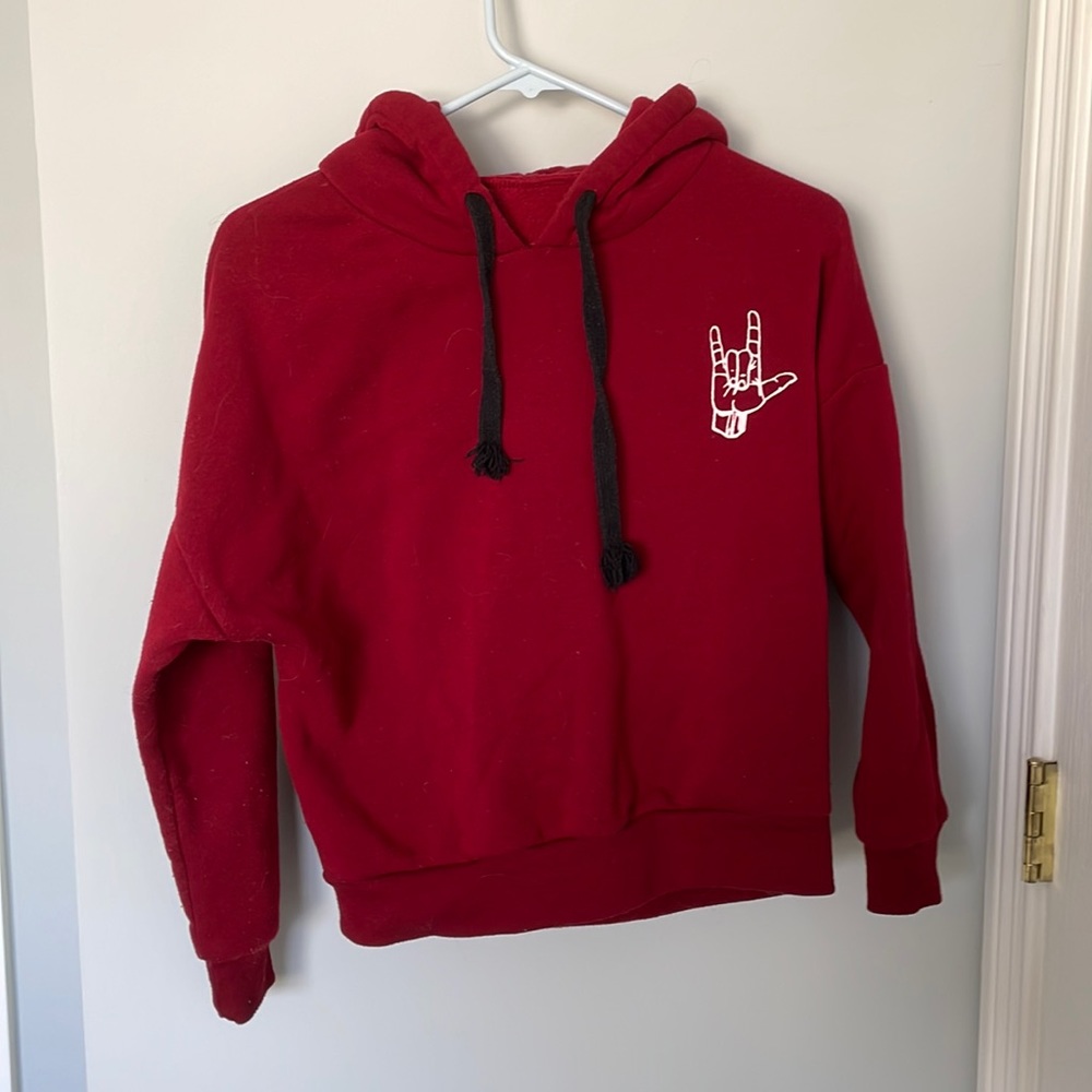 I Love You hoodie